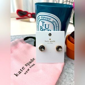 Kate Spade - earrings - simple but sparkly